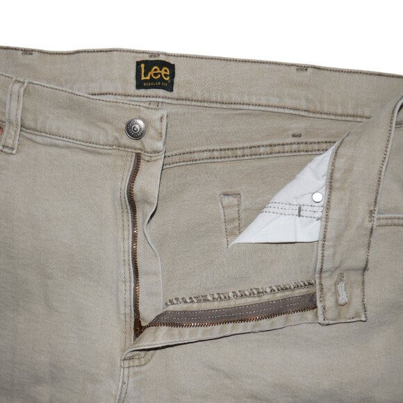 LEE Men's Size 40x32 Stretch Denim Jeans Beige/Tan Vintage - Picture 7 of 8